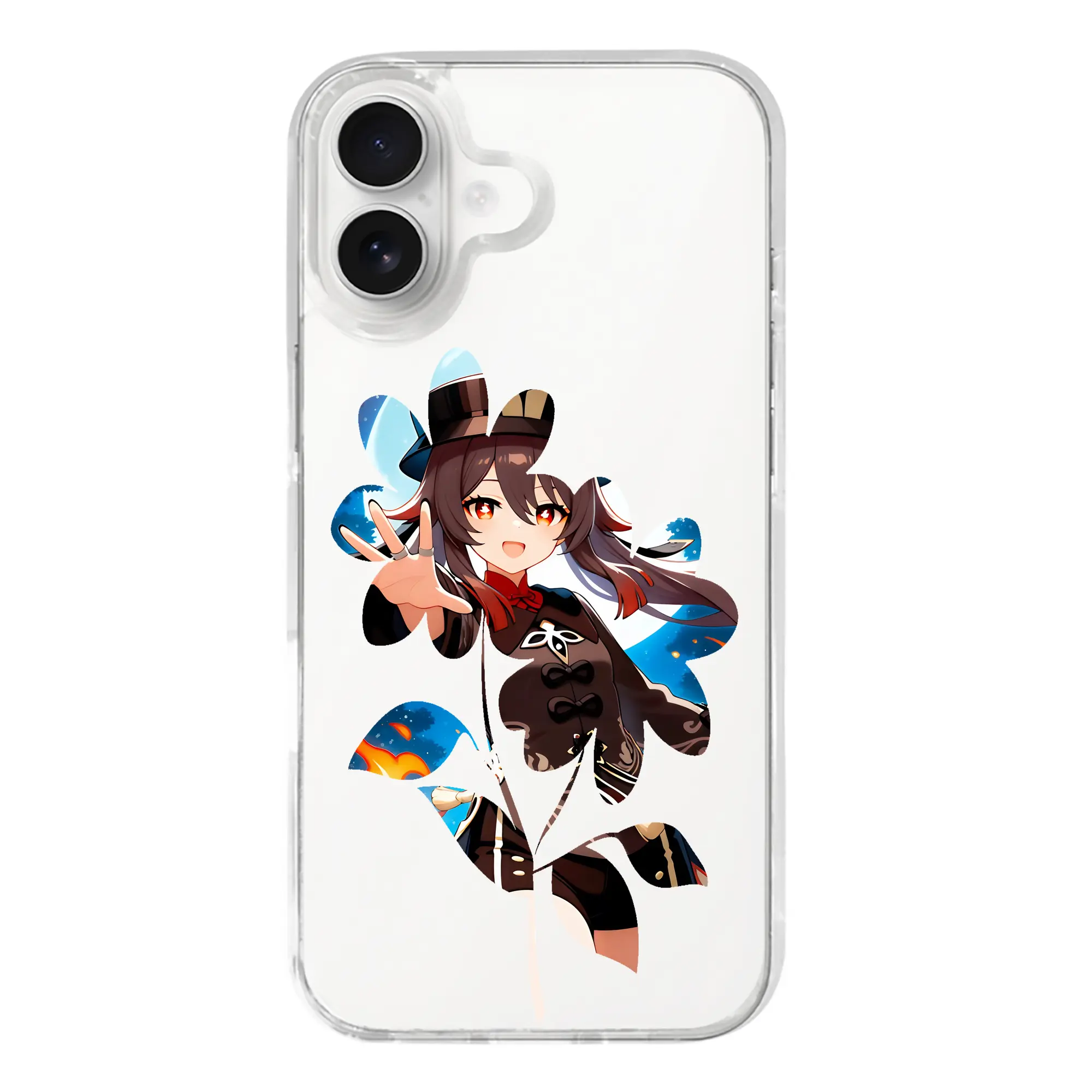 原 神 グッズ フータオ - iPhone 17シリーズ 透明スマホケース – 薄型・耐衝撃・精密フィット保護カバー